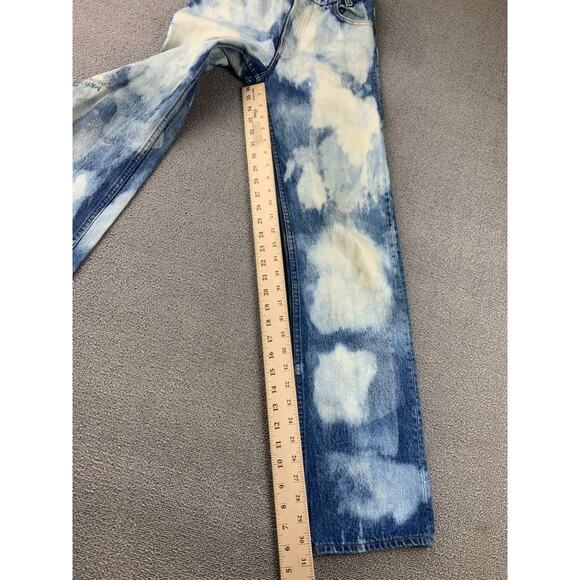 Vintage Levis Jeans Women 26x32 Student Fit High Rise Straight Leg Custom Bleach - Picture 4 of 11